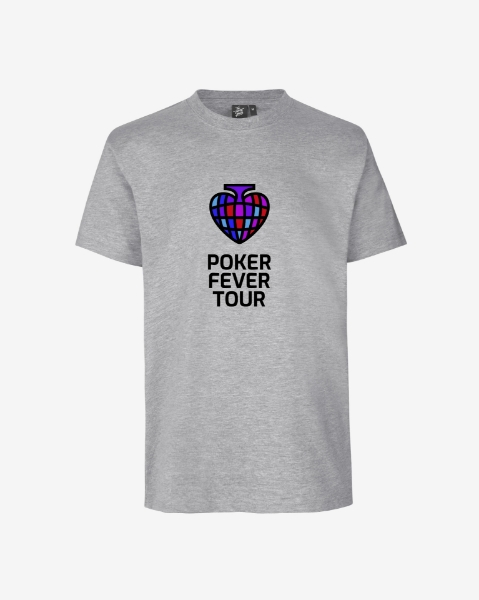 Obrazek Poker Fever Tour - T-shirt Grey