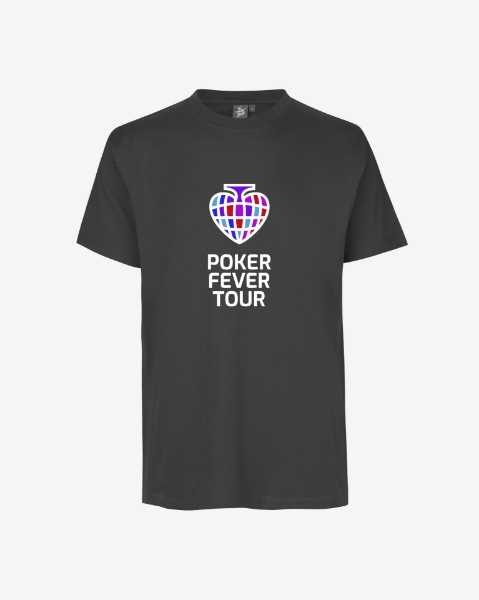Obrazek Poker Fever Tour - T-shirt Dark Grey