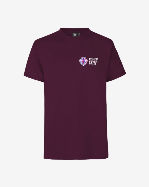 Obrazek Poker Fever Tour - T-shirt Bordeaux