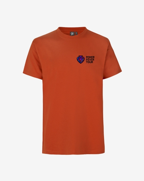 Obrazek Poker Fever Tour - T-shirt Orange