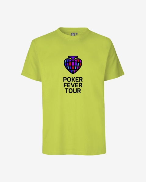 Obrazek Poker Fever Tour - T-shirt Lime