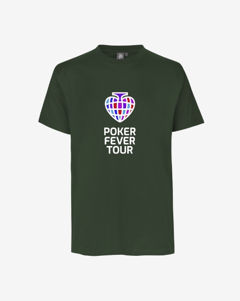 Obrazek Poker Fever Tour - T-shirt Green