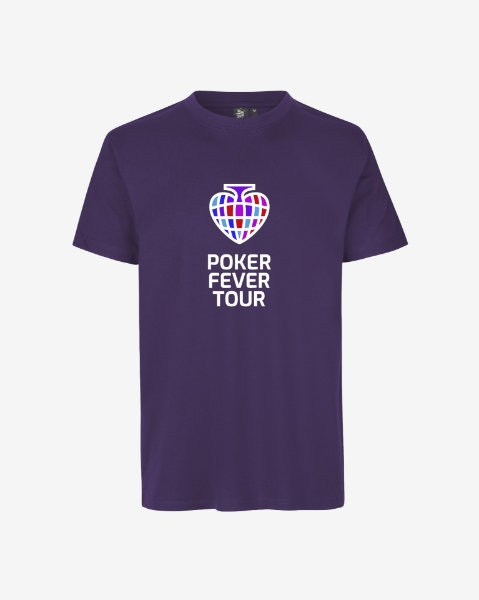 Obrazek Poker Fever Tour - T-shirt Purple