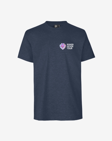 Obrazek Poker Fever Tour - T-shirt Blue Melange