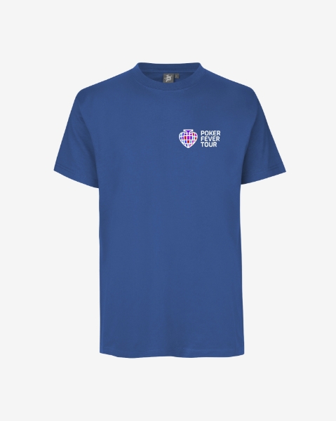 Obrazek Poker Fever Tour - T-shirt Azure