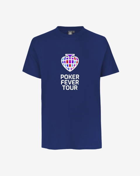 Obrazek Poker Fever Tour - T-shirt Royal Blue