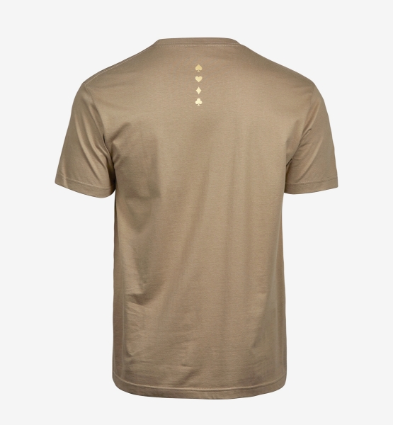 Obrazek THE LUCKY RIVER - Koszulka Khaki, Duże Logo