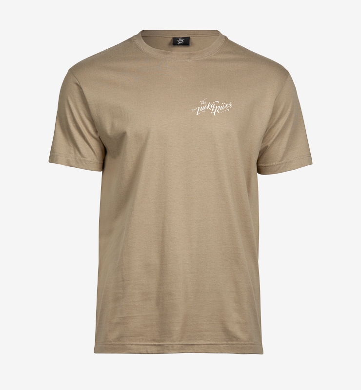 Obrazek THE LUCKY RIVER - Koszulka Khaki, Małe Logo