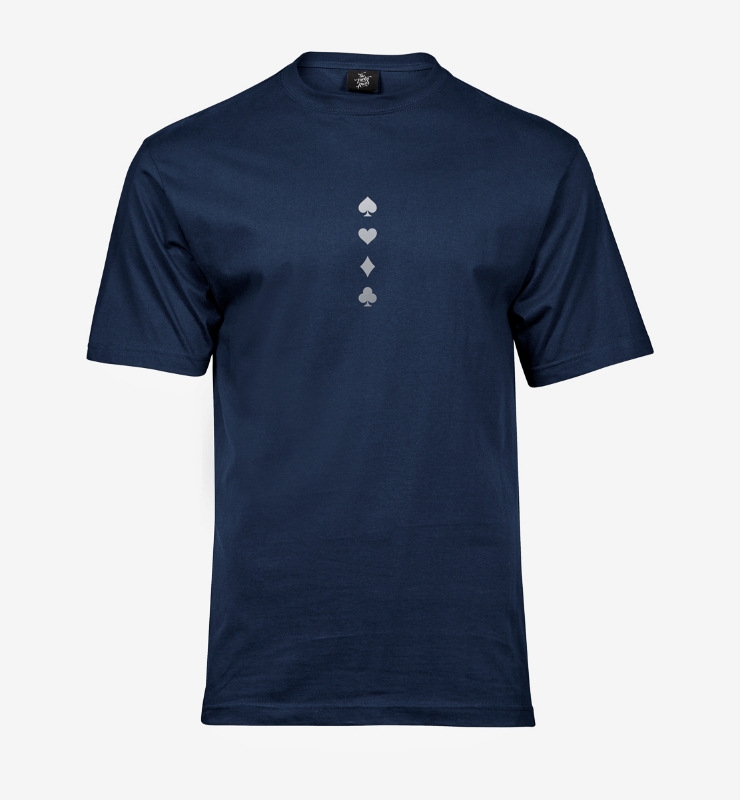 Obrazek Poker Suits Tee - Koszulka Granatowa