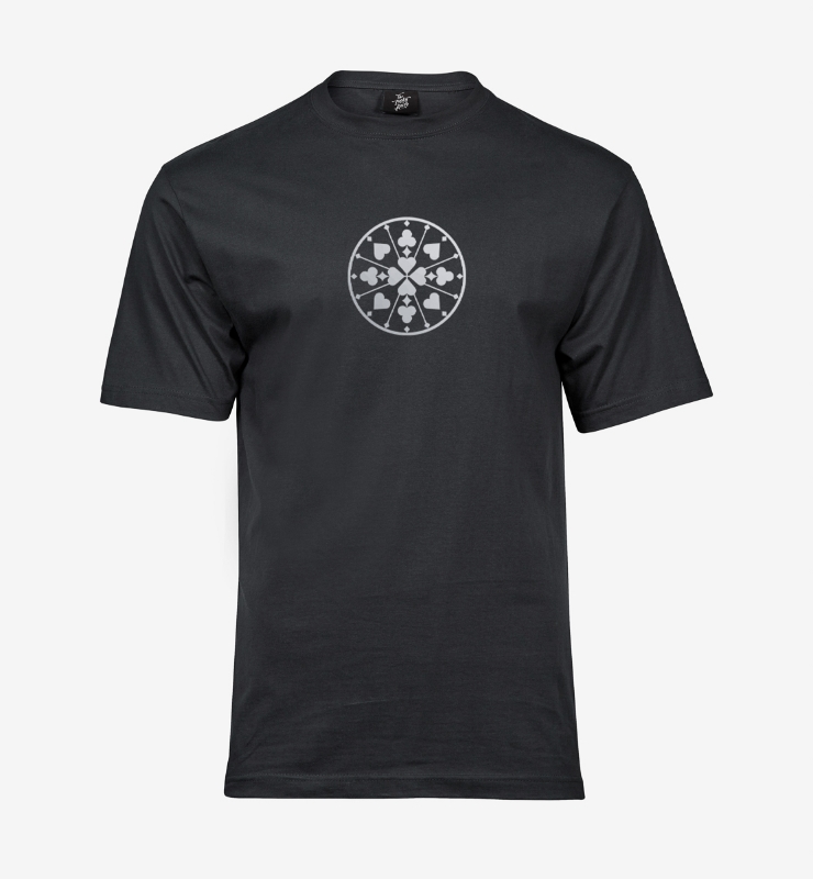 Obrazek Poker Wheel Tee - Koszulka Ciemna Szara