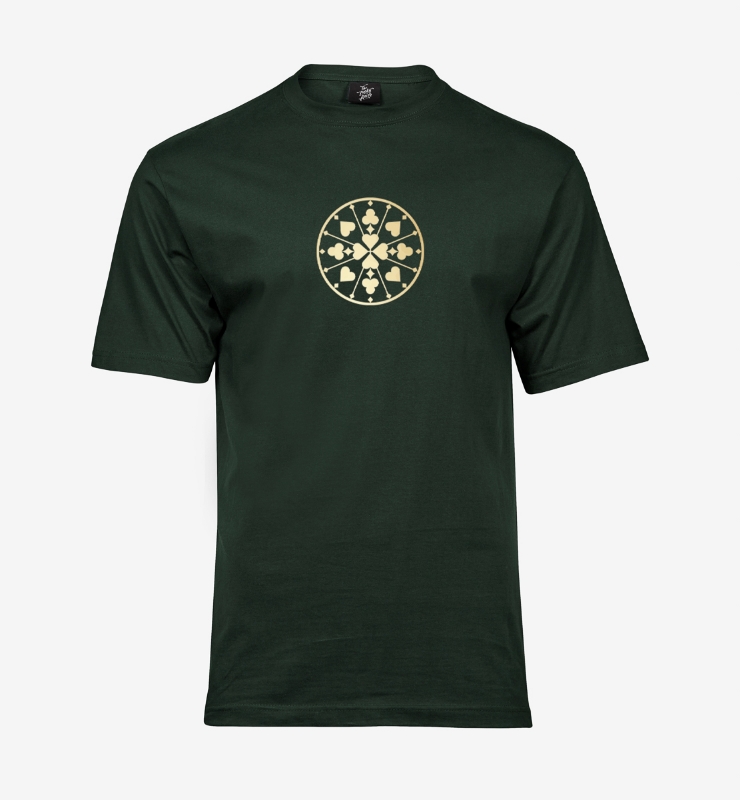 Obrazek Poker Wheel Tee - Koszulka Butelkowa Zieleń