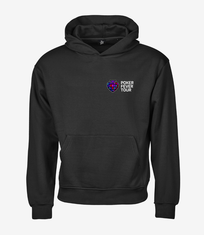 Obrazek POKER FEVER TOUR - Bluza z kapturem, Czarna