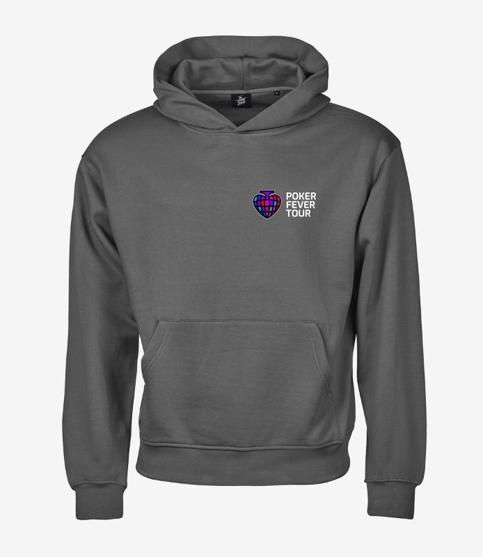 Obrazek POKER FEVER TOUR - Bluza z kapturem, Stalowa
