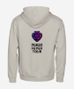Obrazek POKER FEVER TOUR - Bluza z kapturem na zamek, Beżowa