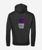 Obrazek POKER FEVER TOUR - Bluza z kapturem ze ściągaczem, Czarna