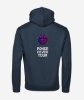 Obrazek POKER FEVER TOUR - Bluza z kapturem ze ściągaczem, Granatowa