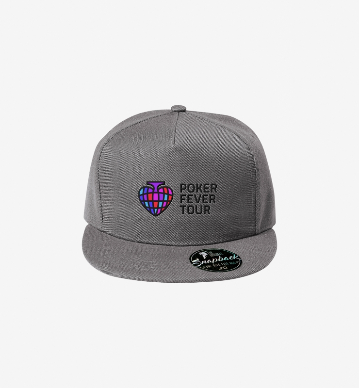 Obrazek Poker Fever Tour - Czapka Rap Unisex - Szara
