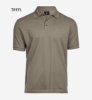 Obrazek THE LUCKY RIVER - Koszulka Polo Khaki HAFT