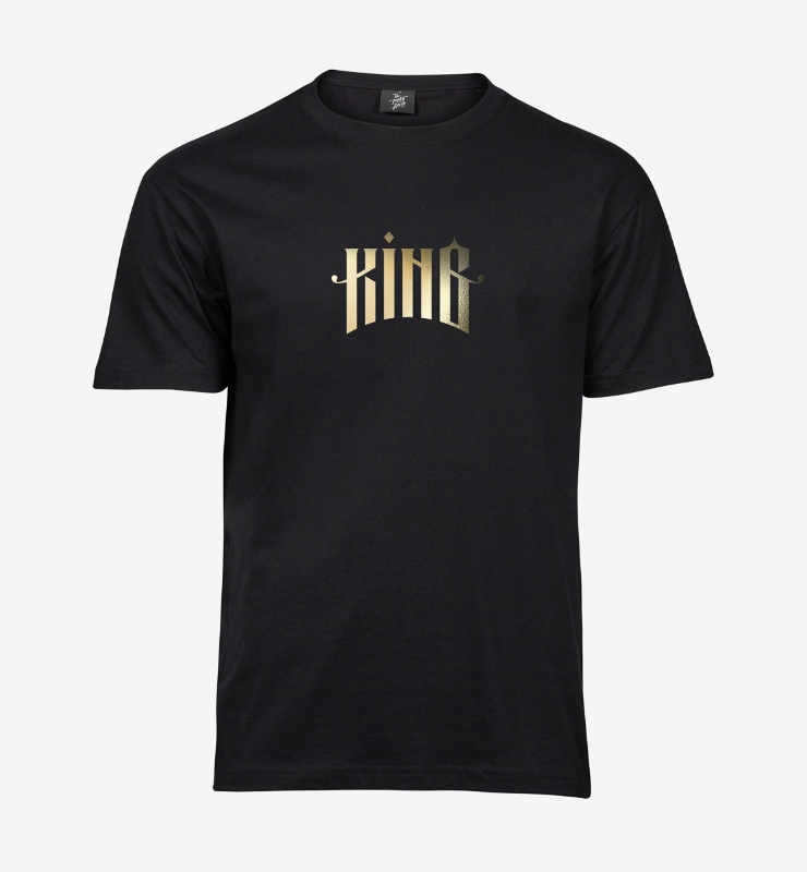Obrazek Gold King Small - Koszulka Czarna 