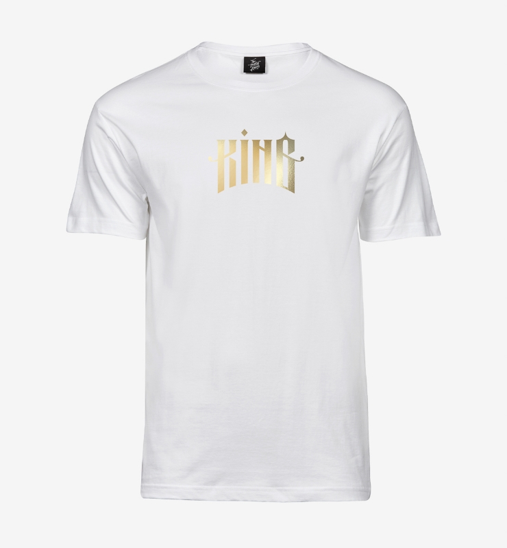 Obrazek Gold King Small - Koszulka Biała 