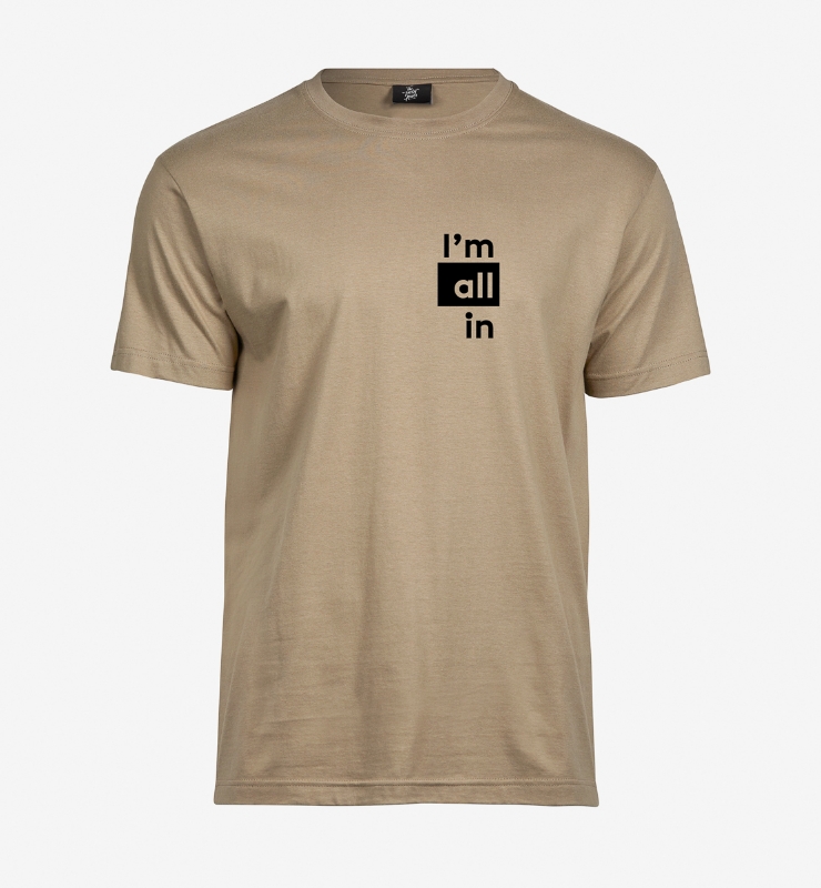 Obrazek I'M ALL IN - Koszulka Khaki