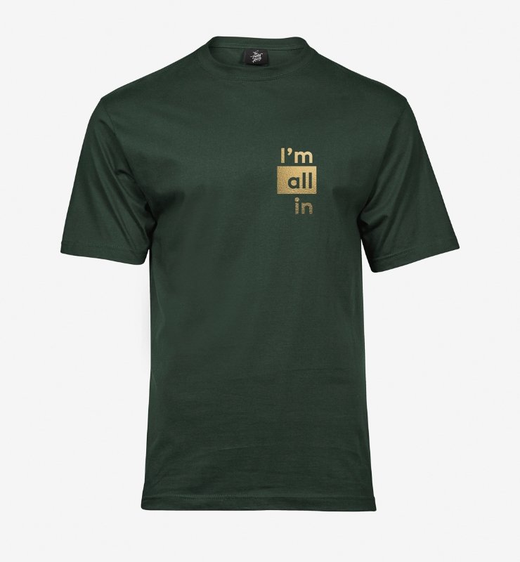 Obrazek I'M ALL IN - Koszulka Butelkowa Zieleń