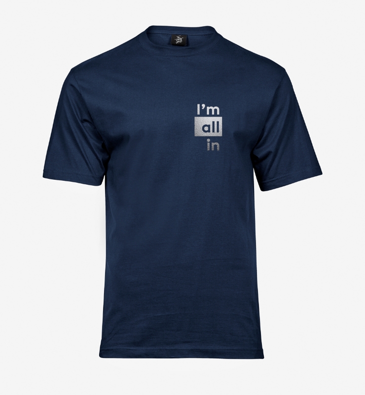 Obrazek I'M ALL IN - Koszulka Granatowa