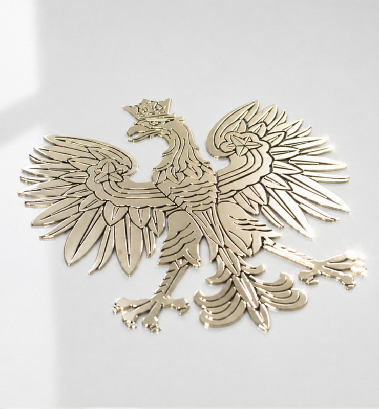 Obrazek NAKLEJKA CHROMOWANA – SREBRNA
