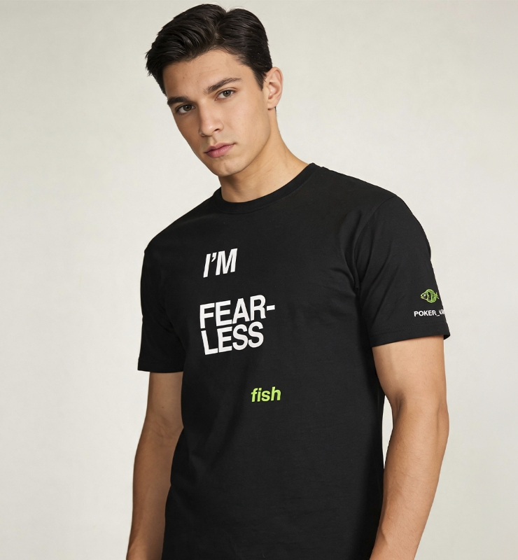 Picture of FEARLESS FISH T-shirt - Black