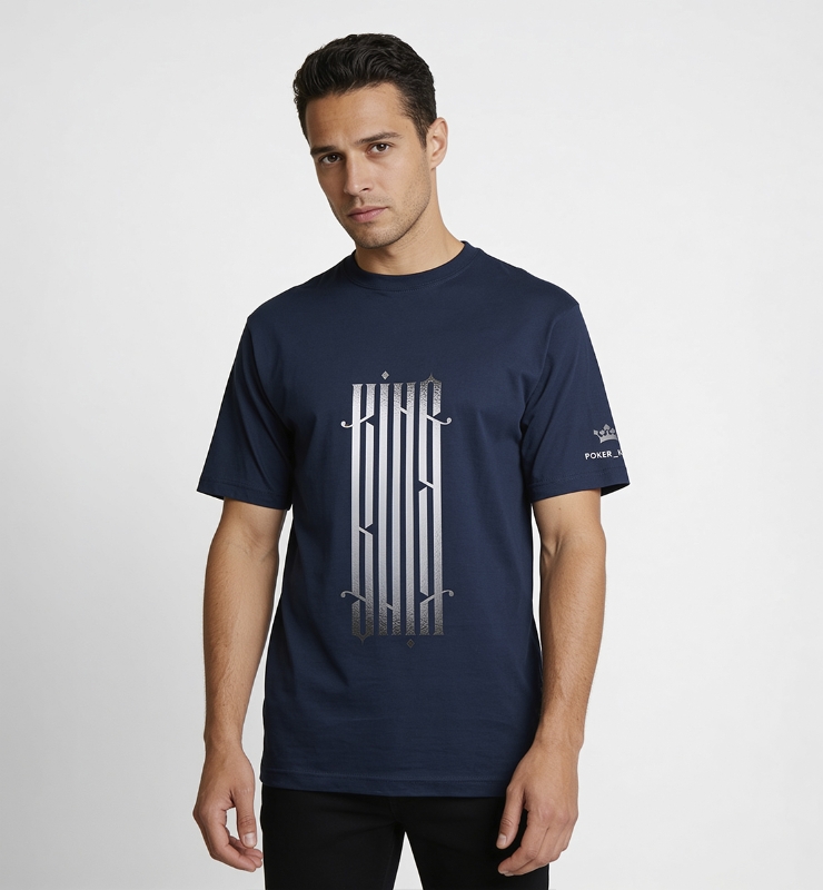 Picture of Gold King T-Shirt - Navy