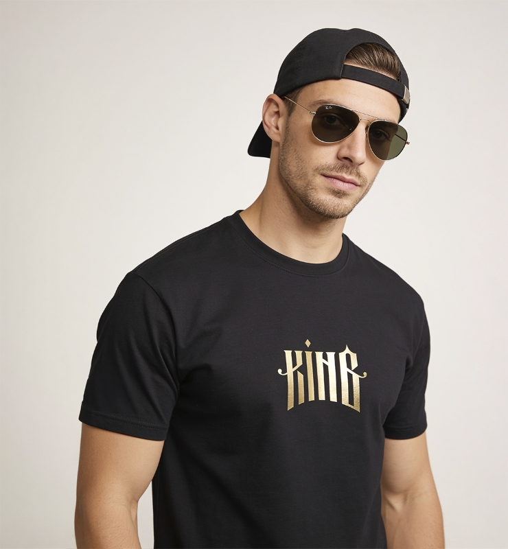 Picture of Gold King Small T-Shirt - Black
